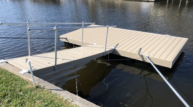 Wood Framed Composite Floating Dock